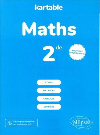 Maths 2nd Kartable. Edition 2020