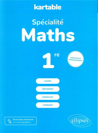 Spécialité Maths 1re Kartable