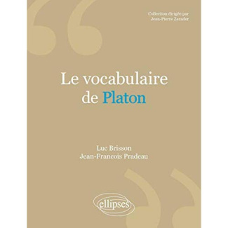 Le vocabulaire de Platon