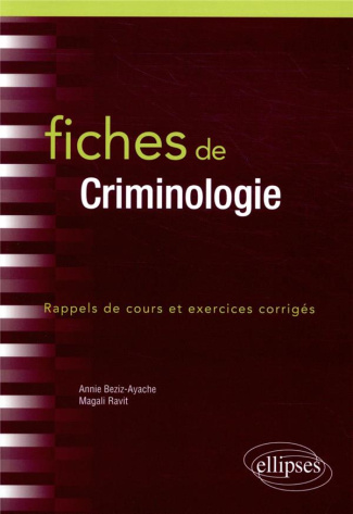 Fiches de criminologie