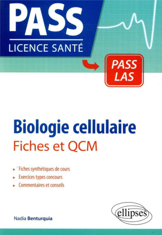 Biologie cellulaire. Fiches et QCM