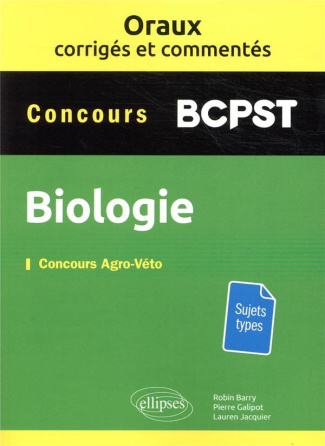 Biologie BCPST Concours Agro-Véto