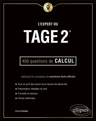 L'expert du Tage 2®. 400 questions de calcul