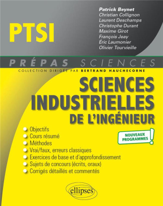 Sciences industrielles de l'ingénieur PTSI. 3e édition