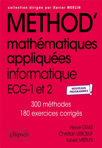 Mathématiques appliquées ECG 1re et 2e années. Edition 2022