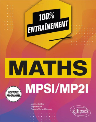Maths MPSI/MP2I