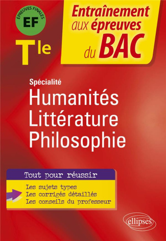 Spécialité humanités, littérature et philosophie Tle