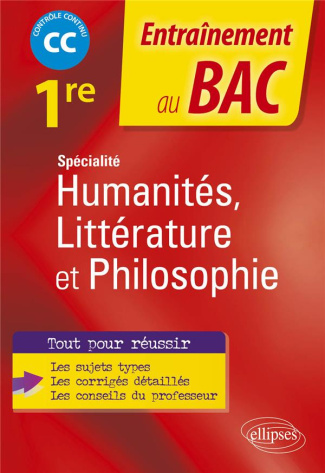 Spécialité Humanités, Littérature et Philosophie 1re. Edition 2022