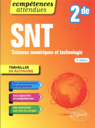 Sciences numériques et technologie 2de. 2e édition