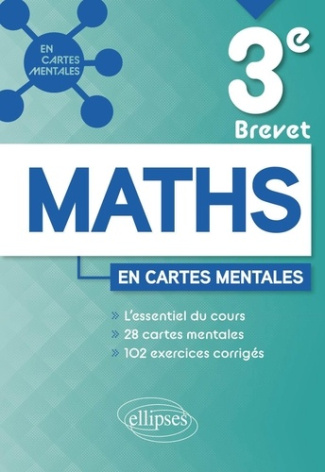Maths 3e en cartes mentales