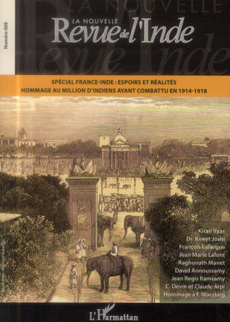 La nouvelle Revue de l'Inde N° 9 : Spécial France-Inde : espoirs et réalités. Hommage au million d'i
