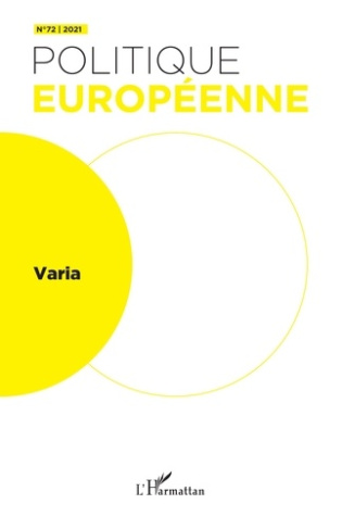 Politique européenne N° 72/2021 : Varia