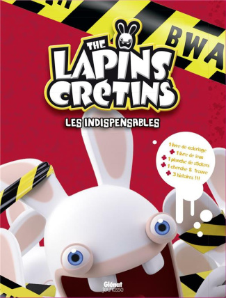 The Lapins Crétins : Les indispensables. Coffret livre de coloriages   livre de jeux   stickers   1