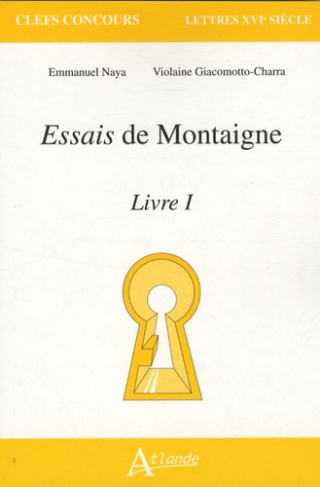 Essais de Montaigne. Livre 1