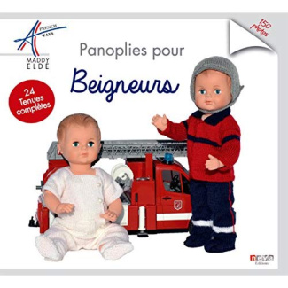 Panoplies au tricot pour baigneur et poupons de 40 cm