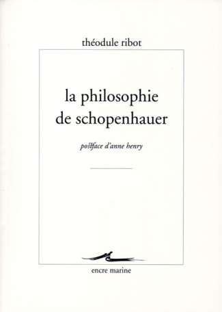 La philosophie de schopenhauer