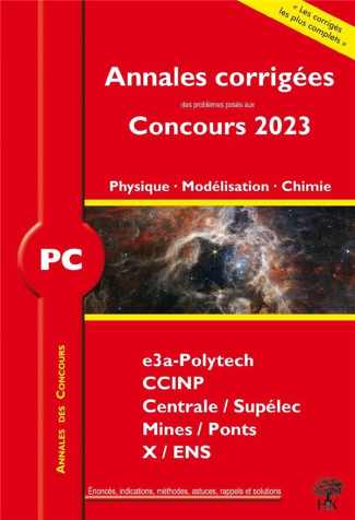 Physique Modélisation et Chimie PC. Edition 2023