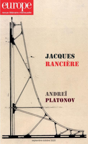 Europe N° 1097-1098, septembre-octobre 2020 : Jacques Rancière ; Andreï Platonov