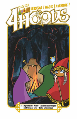 4Hoods Tome 2 : Le dédale et le miroir %3B Les dons engloutis, une aventure de Violet et Barbe %3B Priso