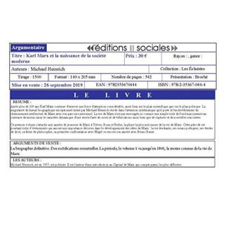 Karl Marx et la naissance de la société moderne. Biographie intellectuelle Tome 1 : 1818-1841