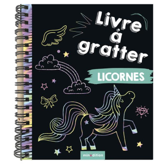 Licornes. Livre à gratter