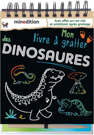 Mon livre à gratter des dinosaures
