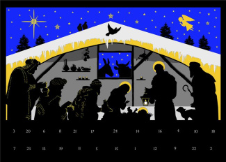 Calendrier de l'Avent. Ce soir, c'est Noël