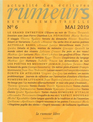 Rumeurs N° 6, mai 2019