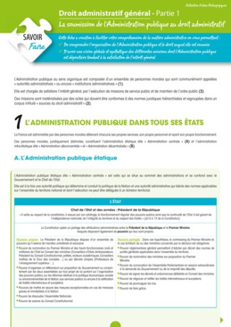 Droit administratif. Partie 1, La soumission de l'administration publique au droit administratif