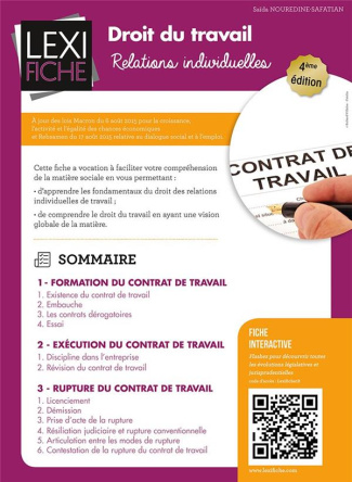 Droit du travail. Relations individuelles, 4e édition