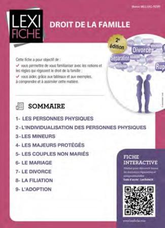 Droit de la famille. 2e édition