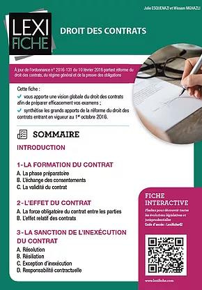 Droit des contrats. 2e édition