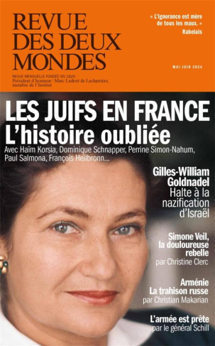 Revue des deux Mondes Mai-juin 2024 : Les Juifs dans l'histoire de France, l'histoire oubliée