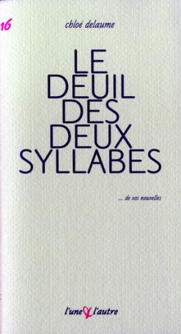 Le deuil des deux syllabes