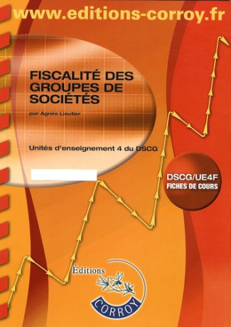 Fiscalité des groupes de sociétés UE 4 du DSCG. Fiches de cours, Edition 2008-2009