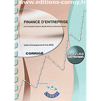 Finance d'entreprise. Corrigé