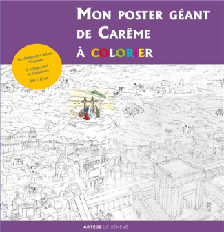Mon poster géant de Carême à colorier
