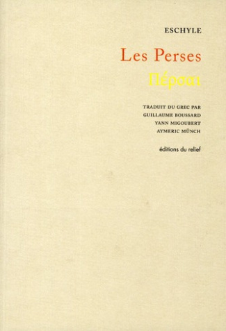 Les Perses / Edition bilingue français-grec