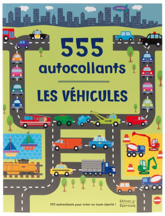Les véhicules. 555 autocollants