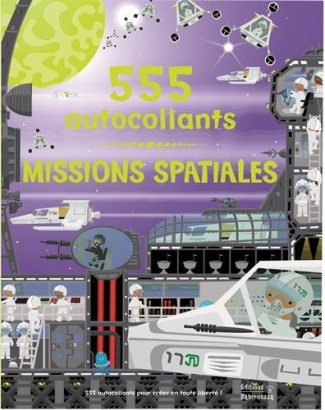 Missions spatiales. 555 autocollants
