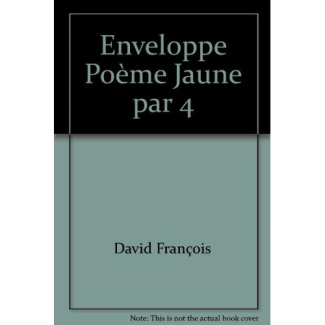 Enveloppe poeme jaune par 4