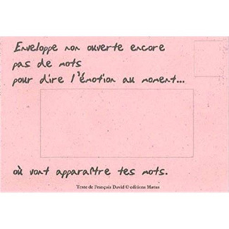 Enveloppe poeme fraise par 4