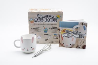 Mon atelier mug cake. Avec 1 joli mug rose et 1 fouet