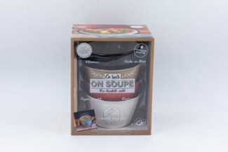 Ce soir on soupe - Mes bienfaits santé. Avec 4 bols en céramique finition mate de 500 ml