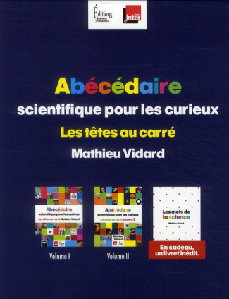 Coffret Abécédaire scientifique pour les curieux en 3 volumes. Les têtes au carré ; Les têtes au car