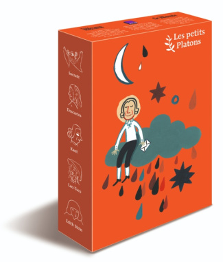 Coffret orange Les petits Platons 5 volumes : Socrate, Descartes, Kant, Lao-Tseu, Edith Stein