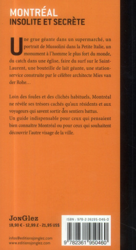 Montréal insolite et secrète