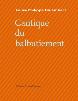 Cantique du balbutiement