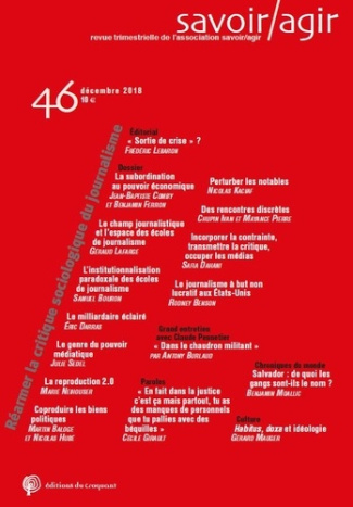 Savoir/Agir N° 46, décembre 2018