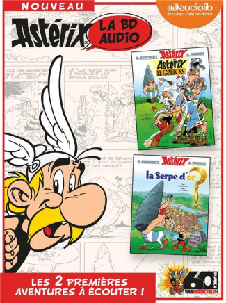 Astérix - La BD audio Tome 1 : Astérix le Gaulois ; La serpe d'or. 2 CD audio